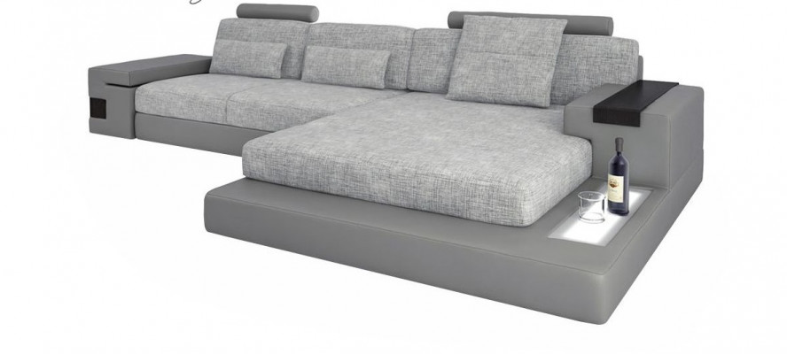 Ontwerp hoekbank leer L-vorm Modern Style Bankstel Woonkamer Nieuw