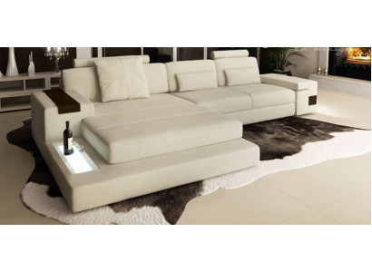 Ontwerp bank bekleding stof leer hoek stof hoekbank L-vorm bank bank