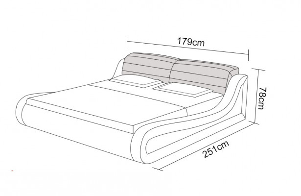 Waterbed Hotel Dubbel bed Bedden + USB Compleet Leren Bed Waterboxspring