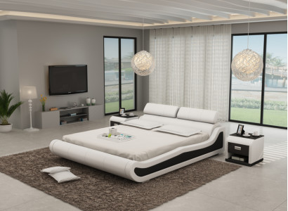 Waterbed Hotel Double Bed Beds Met USB Complete Leather Bed Upholstered Bed Water