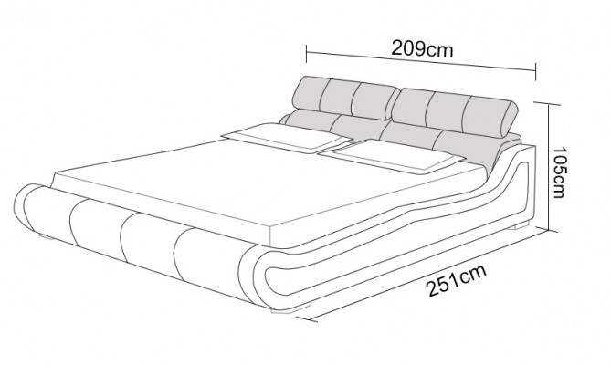 Waterbed Hotel Double Bed Beds Met USB Complete Leather Bed Upholstered Bed Water