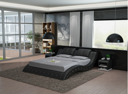Waterbed Hotel Tweepersoonsbed Bedden USB Compleet Lederen Bed Gestoffeerd Bed Water Nieuw