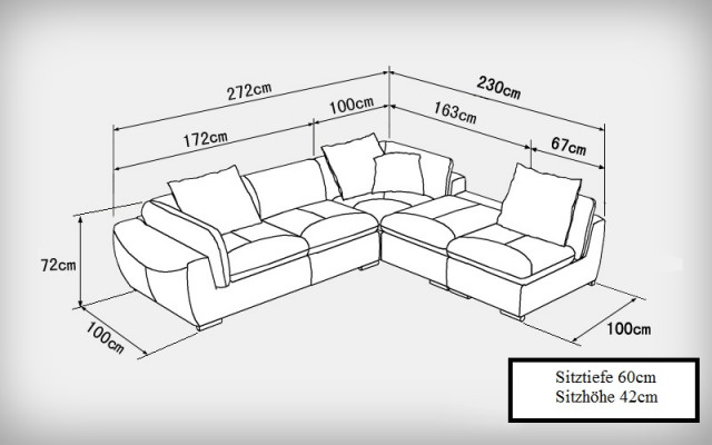Leren bank Bank Woonlandschap Hoekbank Hoek bankstel Ontwerp Modern Bankstel F3014 nieuw