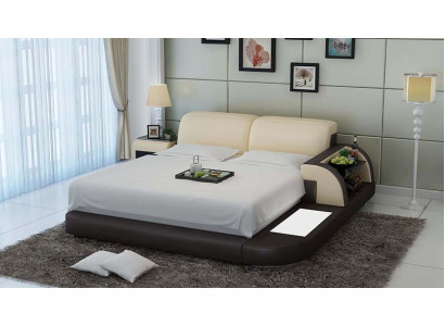 Wasserbett Hotel Dubbel Bed Bedden Compleet Leren Bed Gestoffeerd Water LB8812