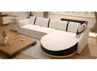 LEREN HOEKBANK MET SLAAPFUNCTIE DESIGNBANK SLAAPBANK LEREN HOEKBANK met USB