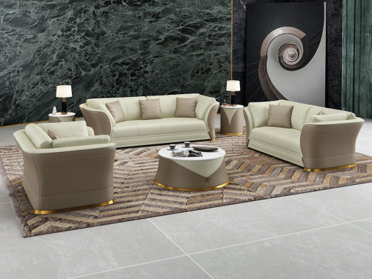 Exclusieve designmeubels 32-zits woonlandschap bankstel set 2-delig.