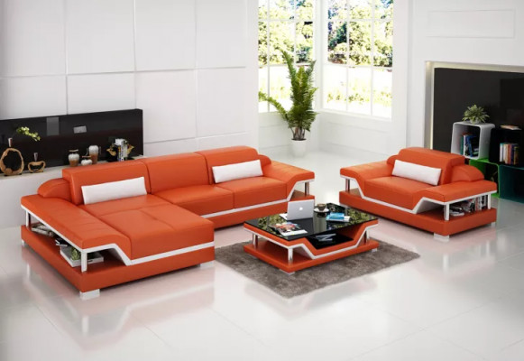 Hoekbank woonlandschap hoekbank hoekbank gestoffeerd bank L-vorm leren bank bank