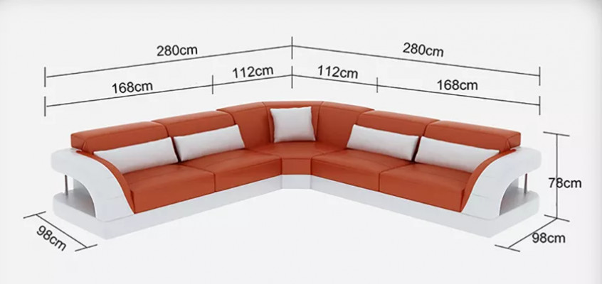 Leren bank woonkamer bank bekleding hoekbank design banken banken leren bankstel