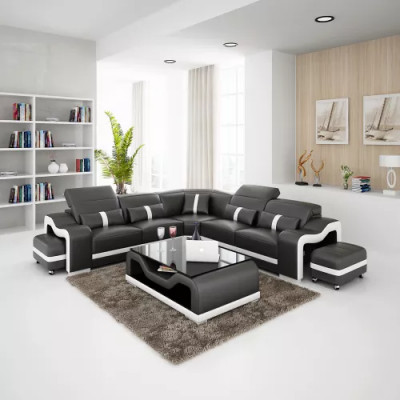 Hoekbank Zitkussen Hoekbank Woonlandschap Bank Hocker Salontafel Nieuw