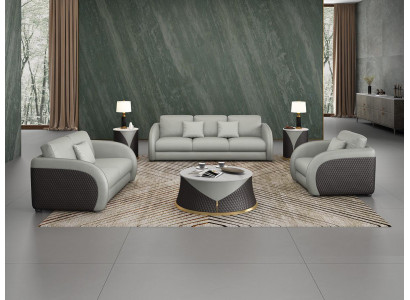 Exclusieve design meubelen 32-zits bankstel bekleding set 2-delig woonlandschap