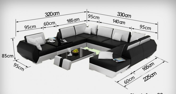 Ledersofa Bank Bankstel Nieuw Hoekbank Hoek Set Ontwerp Modern Sofa R7002
