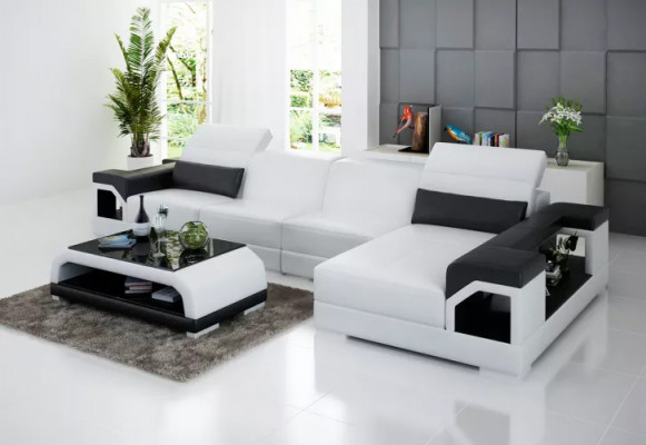 Ontwerp bankstellen hoekbank lederen bank bank bankstellen leren bank woonkamer