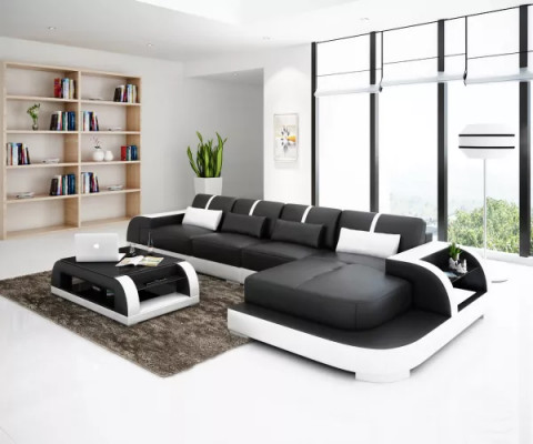 Ontwerp hoekbank lederen bankstel bank stoffen banken bankstellen leren bank woonkamer