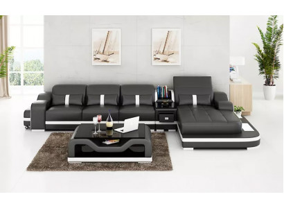 Bankstel hoekbank hoekbank woonlandschap leren bank designbank hoekbank L-vorm