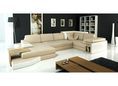 Comfort in grote stijl U-vormige hoekbank voor de perfecte woonkamer.