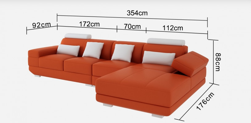 Leren bank bank woonlandschap hoekbank hoekbank set design moderne bank met USB