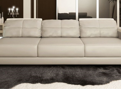 Bankstel 3-zits banken luxe kunstleren banken grote kussens design meubelen driezitter