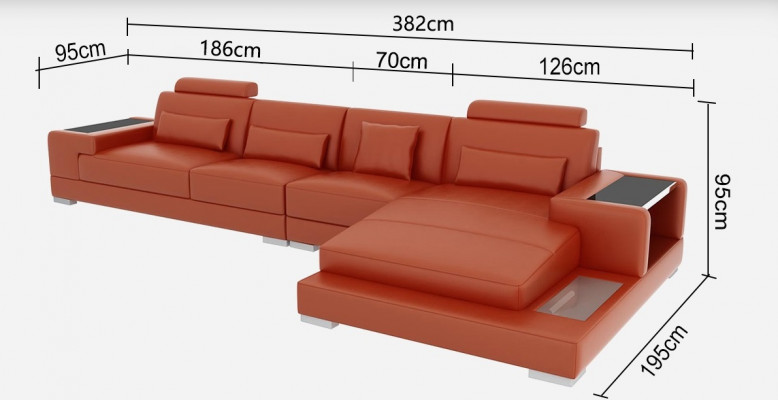 Leren bankstel bank woonlandschap hoekbank hoek modern bankstel ontwerp set