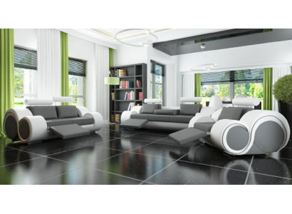 Sofa bekleding 3+2 zitplaatsen met USB Sofa leren bank op maat bankstel Nieuw