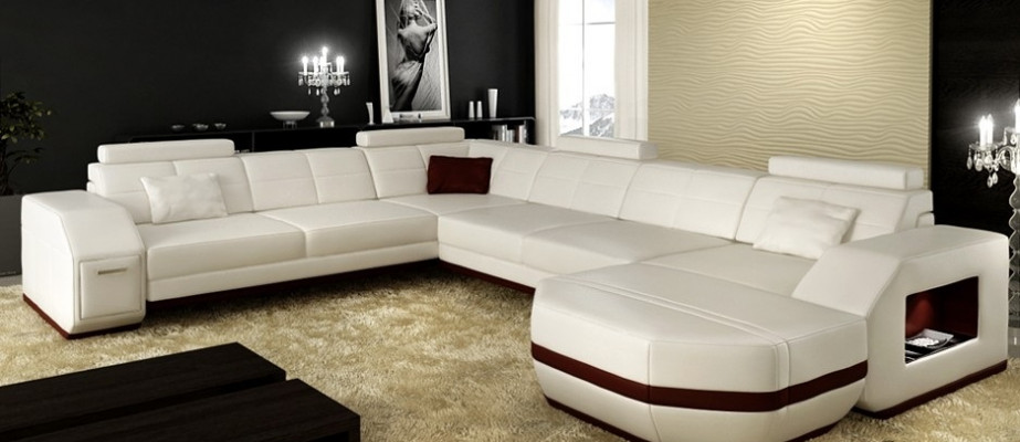 Leren bank hoekbank woonlandschap hoekbank hoekbank gestoffeerde zithoek Wyen S/W Nieuw  Leren bank hoekbank woonlandschap hoekbank hoekbank gestoffeerde zithoek Wyen S/W Nieuw