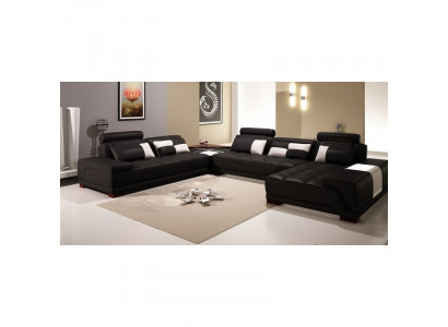 Bank met USB, bankstel XXL Big Corner Sofa woonlandschap hoekbank Nieuw