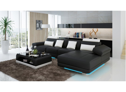 Leren bank Bank Woonlandschap Modern Bank Hoekbank Ontwerp Set  Leren bank Bank Woonlandschap Modern Bank Hoekbank Ontwerp Set