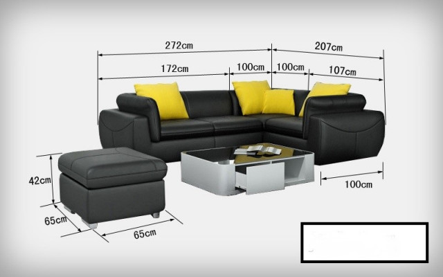 Leren bankstel met USB woonlandschap hoekbank hoekcombinatie design modern bankstel F3014C.