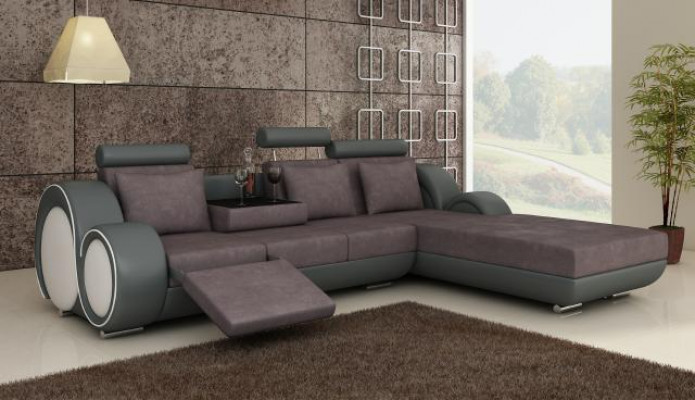 TEXTIELBANK STOFFEN BANKSTELLING WOONLANDSCHAP BANKSTEL HOEKSOFA Maatwerk USB