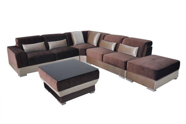 Ontdek luxe en comfort en de perfecte gestoffeerde L-bank voor uw woonkamer.
