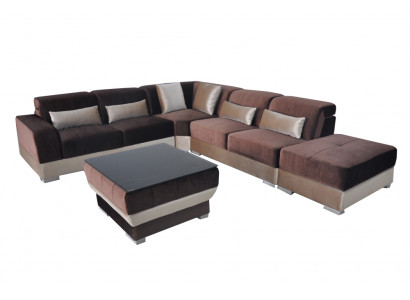 Ontdek luxe en comfort en de perfecte gestoffeerde L-bank voor uw woonkamer.