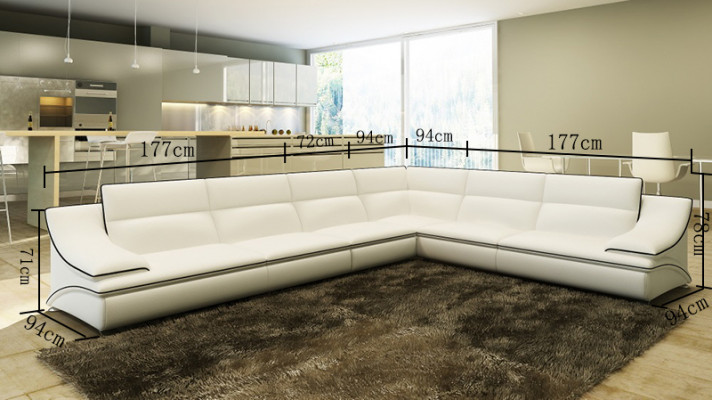 Leren bank Bank Woonlandschap Hoekbank Hoek Sfeer Design Modern Bank USB A1160  Leren bank Bank Woonlandschap Hoekbank Hoek Sfeer Design Moderne Bank USB A1160