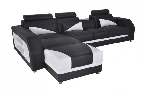 Exclusieve moderne design hoekbank in L-vorm voor stijlvolle woonruimtes.