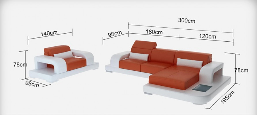Hoekbank L-vorm Fauteuil Hout Modern Salontafel Compleet Hoekbank Salontafel Nieuw