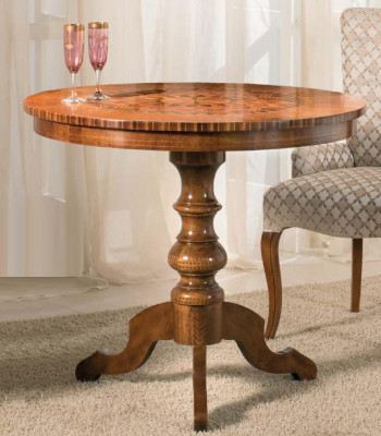 Eettafel Luxe Ronde Tafel Massief Hout Italië Nieuw Eettafels Ronde Meubels