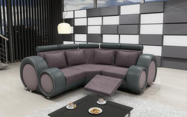 STOFFENBANK STOFFEN WOONLANDSCHAP BANKSTEL BERLINX RELAXFUNCTIE BANK HOEKBANK met USB