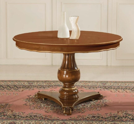 Luxe Ronde Tafel Massief Hout Italiaanse Eettafel Ronde Meubelen Nieuw