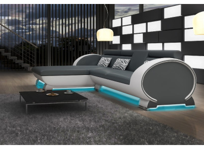 LEDEREN BANK HOEKBANK BANK LOUNGE BANK ONTWERPBANK BAR FUNCTIEBANK MET USB-BEKLEDING