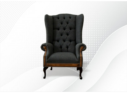 Stoel 1x Woonkamer Gestoffeerde Fauteuil TV Lounge Textiel Zit Fauteuil