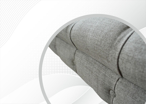 Chesterfield 3-zits designbank gestoffeerde banken banken stof textiel