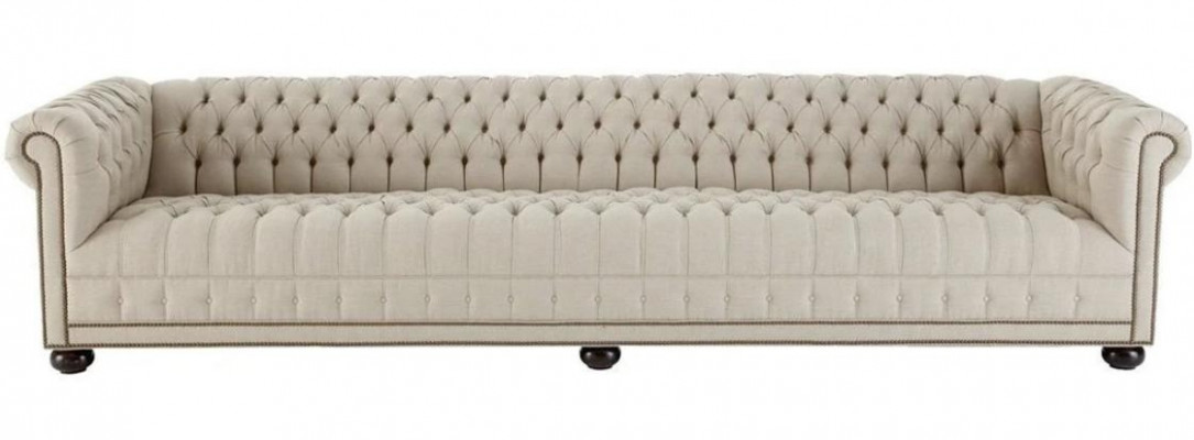 Crème Chesterfield woonkamer vierzits design banken sofa meubelstoffen sofa's