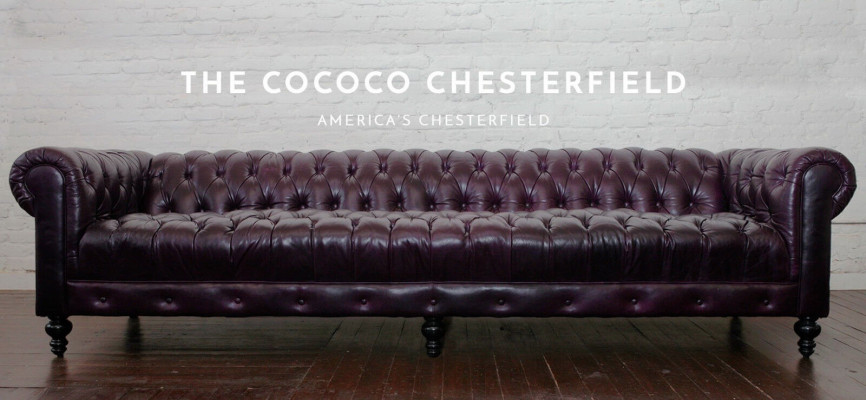 Chesterfield bank bank leder ontwerper textiel zitkussen set ontwerp.