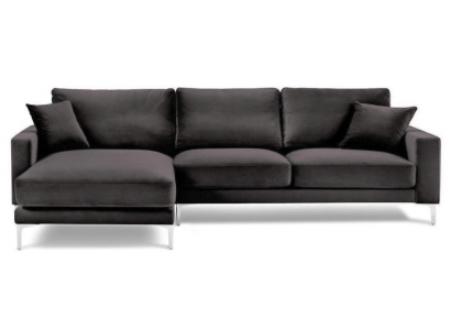 Bankstellen Italiaanse meubels Zwart hoekbank Woonkamer Ontwerp Bankstellen Gestoffeerd Sofa