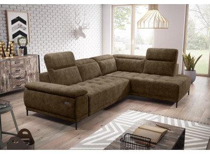 Woonlandschap bankstel ontwerp sofa stof Automatische hoekbank L-vorm bank