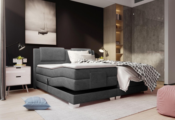 Textiel Design Bed Dubbele Bedden Luxe Huwelijk Boxspring Hotel Matras Slaapkamer
