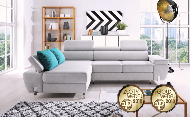 Stof L-vorm bank woonlandschap hoekbank set modern decor ontwerp bank
