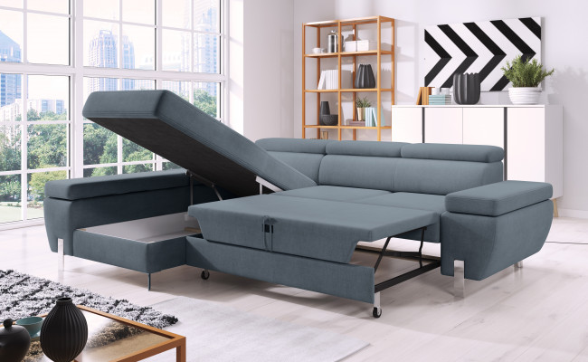 Stof L-vorm bank woonlandschap hoekbank set modern decor ontwerp bank