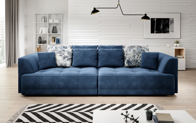 Grote xxl bank Textiel bank Bekleding Ontwerp Bank 4-zits banken Meubels Grote loungestoel