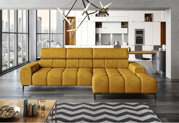 Polster Slaapbank Textiel Slaapfunctie Slaap Ontwerp Hoekbank L-vorm Bank Sofa