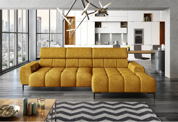 Polster Slaapbank Textiel Slaapfunctie Slaap Ontwerp Hoekbank L-vorm Bank Sofa
