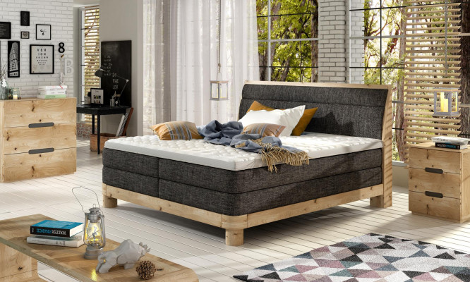 Moderne luxe bedden gestoffeerd leer textiel boxspringbed slaapkamer bed nieuw